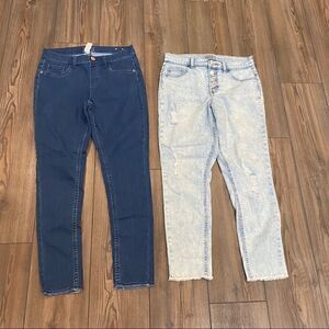 Two pair of Justice 12 Plus Jeggings